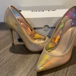 Aldo netted heels/ Horelia